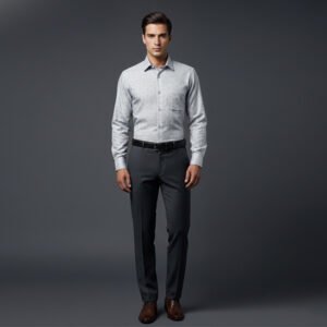 black white checked corduroy shirt