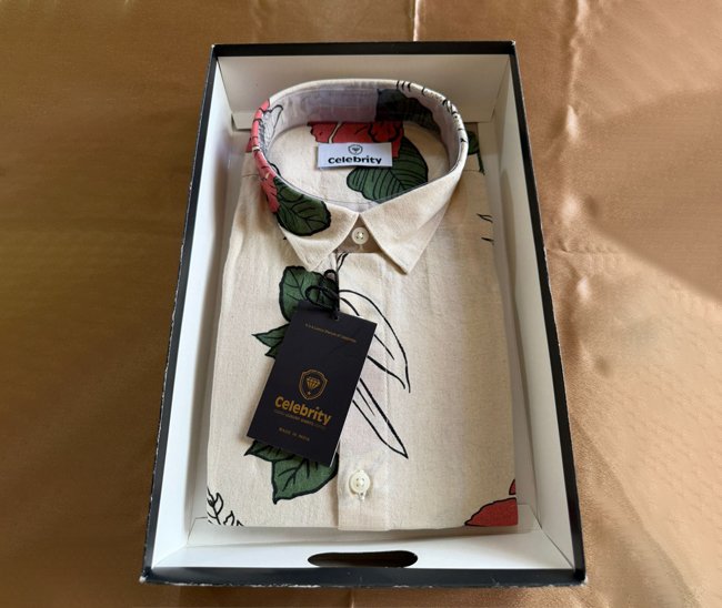 celebrity premium cream colour with floral design (full sleeve) celebrity premium cream colour with floral design (full sleeve)