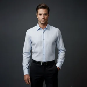 Light blue stripes design