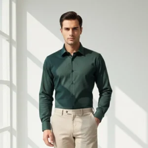 Celebrity premium cloth Beautiful Dark green