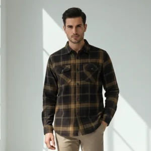 Celebrity Velvet cloths Dark brown with golden checks Color