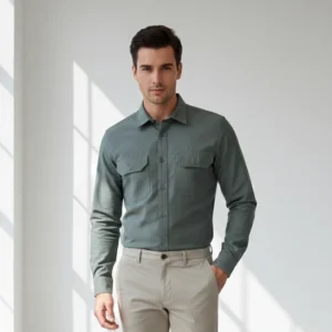 Celebrity Cotton cloths Military green Color