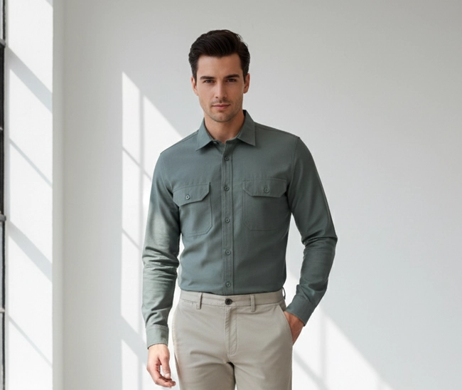 Celebrity Cotton cloths Military green Color Celebrity Cotton cloths Military green Color