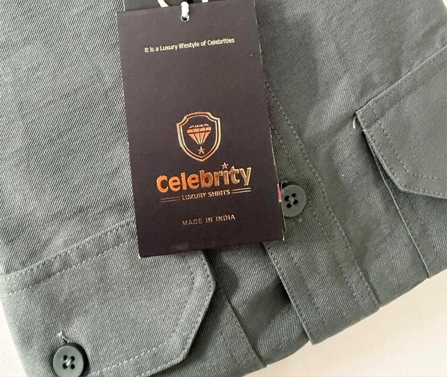 celebrity premium cotton military green colour (full sleeve) celebrity premium cotton military green colour (full sleeve)