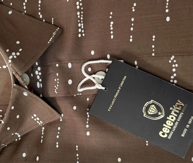 celebrity premium coffee colour with white design (full sleeve) celebrity premium coffee colour with white design (full sleeve)