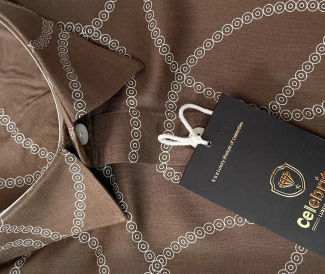 celebrity premium coffee colour with white design (full sleeve) celebrity premium coffee colour with white design (full sleeve)