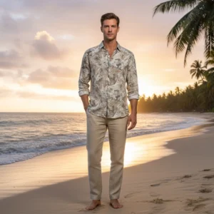 celebrity royal class linen cloth mixed colour (full sleeve)