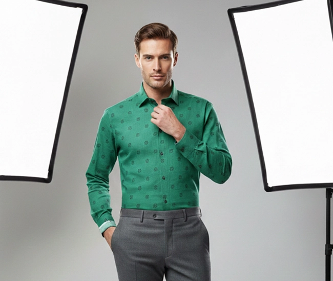 celebrity royal peacock colour with narrow golden yellow checks (full sleeve) celebrity royal peacock colour with narrow golden yellow checks (full sleeve)