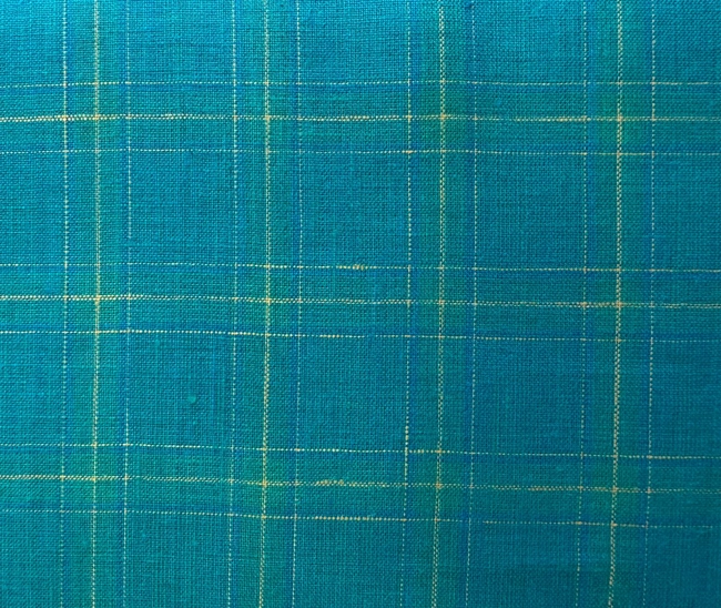 celebrity royal peacock colour with narrow golden yellow checks (full sleeve) celebrity royal peacock colour with narrow golden yellow checks (full sleeve)