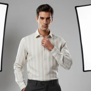 celebrity royal light golden colour with white line mix (full sleeve)