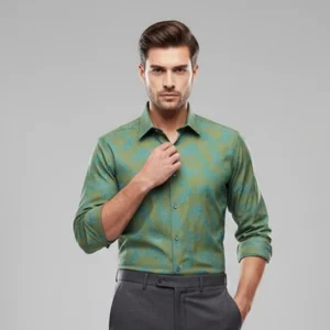 celebrity royal beautiful diamond green with a fade golden design (full sleeve)