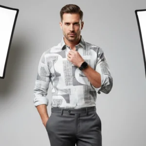 Celebrity Royal Linen cloth White cloth with modern design