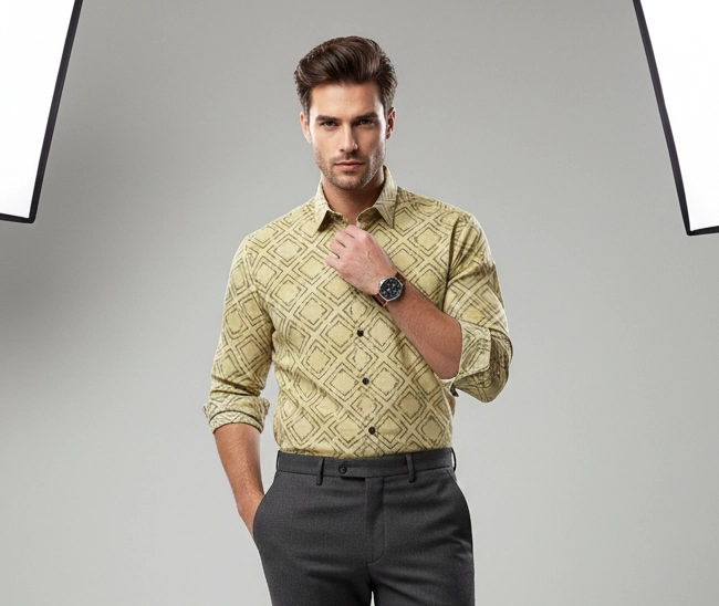 celebrity royal golden yellow cloth with black design (full sleeve) celebrity royal golden yellow cloth with black design (full sleeve)