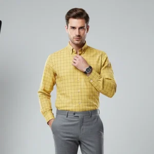 celebrity royal yellow colour with coffee and white design (full sleeve)