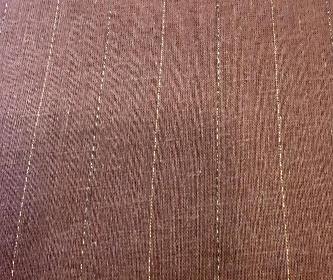 celebrity royal linen cloth coffee colour with narrow white stripes (full sleeve) celebrity royal linen cloth coffee colour with narrow white stripes (full sleeve)