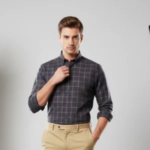 celebrity royal coffee colour with narrow white stripes (full sleeve) (copy)