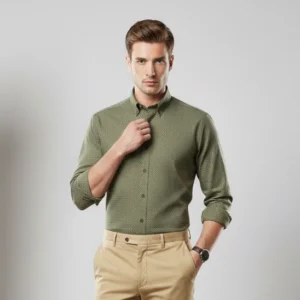 celebrity royal olive green colour with a shadow design (full sleeve)