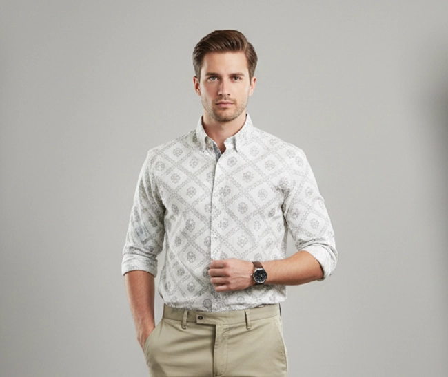 celebrity royal white colour with a fade ash design (full sleeve) celebrity royal white colour with a fade ash design (full sleeve)